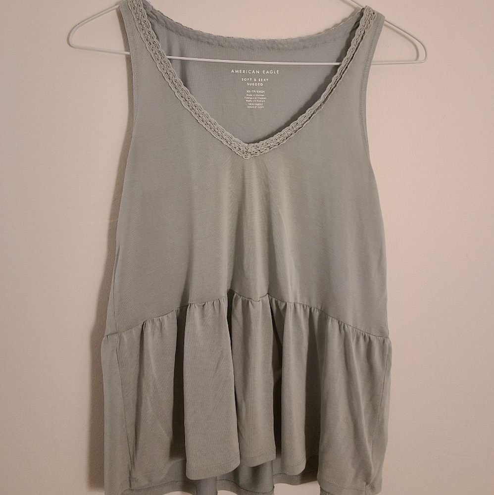 American Eagle Soft & Sexy Sueded Tank
